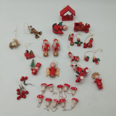 Decorações mini para árvore