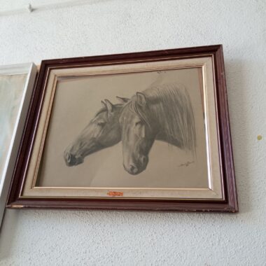 Quadro médio cavalos