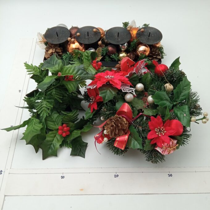 Decorações de mesa natal várias - Image 3