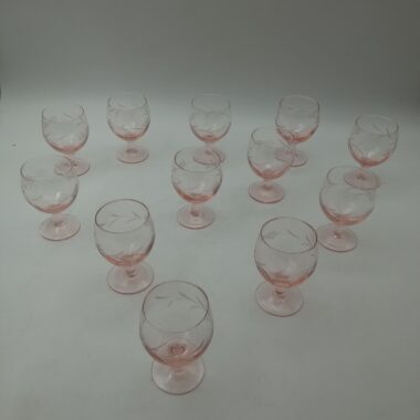 Conj. copos vintage (12 unid.)