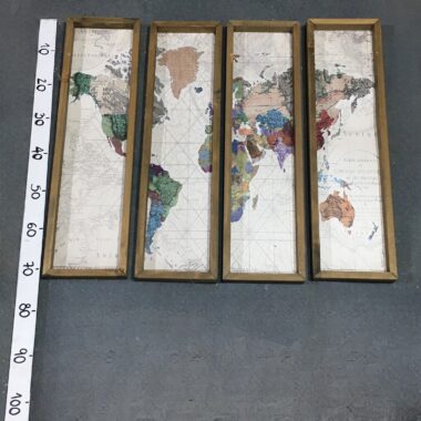Quadros mapa conjunto