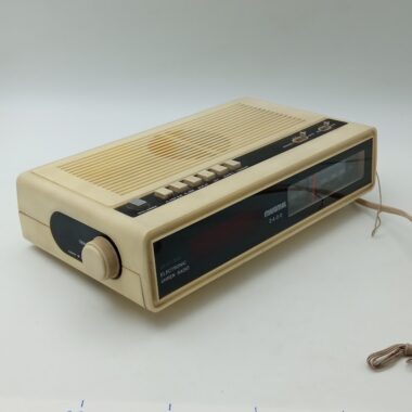 Rádio despertador vintage