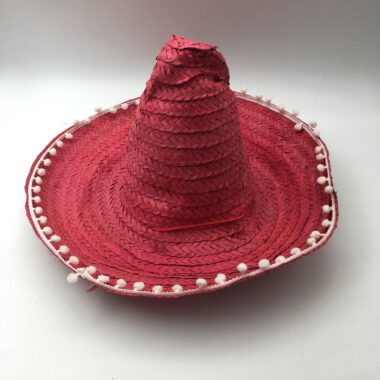 Chapéu de palha vermelho / Sombrero